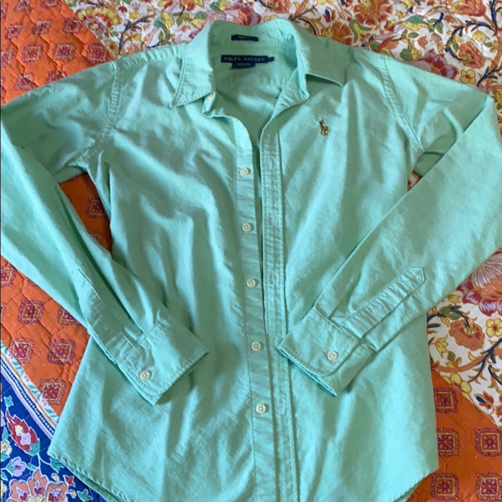 Ralph Lauren Slim Fit Button Down (size 0)